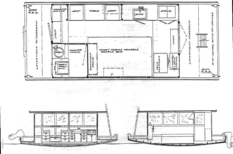 Boat for Small Houseboat Plans