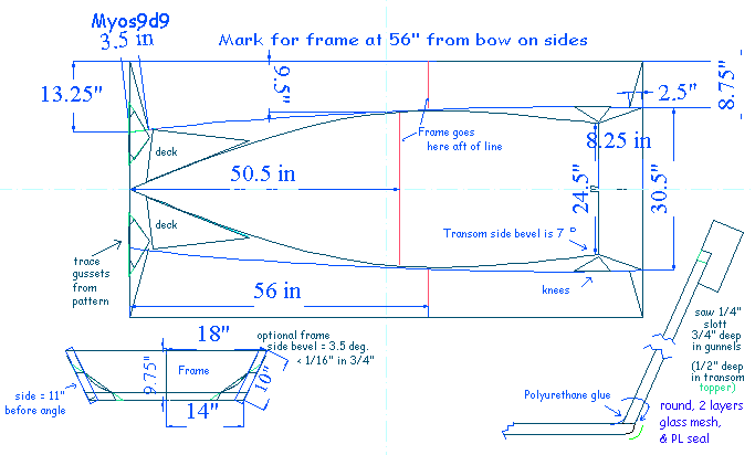 One sheet canoe plans ~ Alum